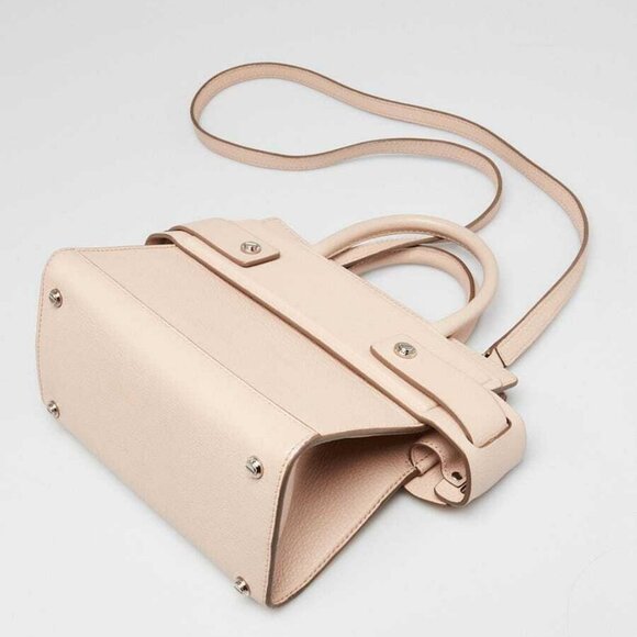 Givenchy Beige Pebbled Calfskin Leather Mini Horizon Tote Bag - Picture 2 of 11